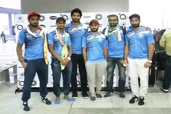 India Hockey Team Returns After Triumphant Tour of Australia India Hockey Team Returns After Triumphant Tour of Australia