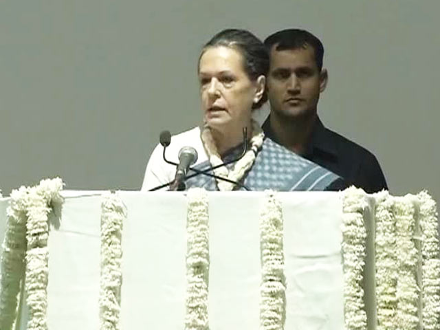 Attempts Are Being Made to Get Rid of Nehru's legacy: Sonia Gandhi