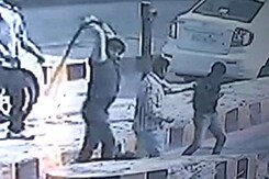 Caught on Camera: Samajwadi Party MLA's Supporters Thrash Toll Plaza Employees Caught on Camera: Samajwadi Party MLA's Supporters Thrash Toll Plaza Employees