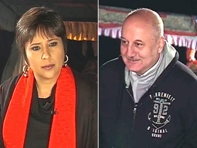 Video : Anupam Kher's Political Shot in the Valley