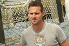 Shaun Tait Takes Cricket World Cup Trophy Great White Shark Diving Shaun Tait Takes Cricket World Cup Trophy Great White Shark Diving