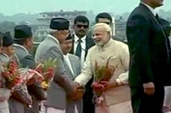नेपाल दौरे पर भारतीय प्रधानमंत्री नरेंद्र मोदी नेपाल दौरे पर भारतीय प्रधानमंत्री नरेंद्र मोदी