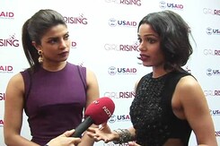 Priyanka Chopra, Freida Pinto on "Girl Rising" Campaign Priyanka Chopra, Freida Pinto on "Girl Rising" Campaign