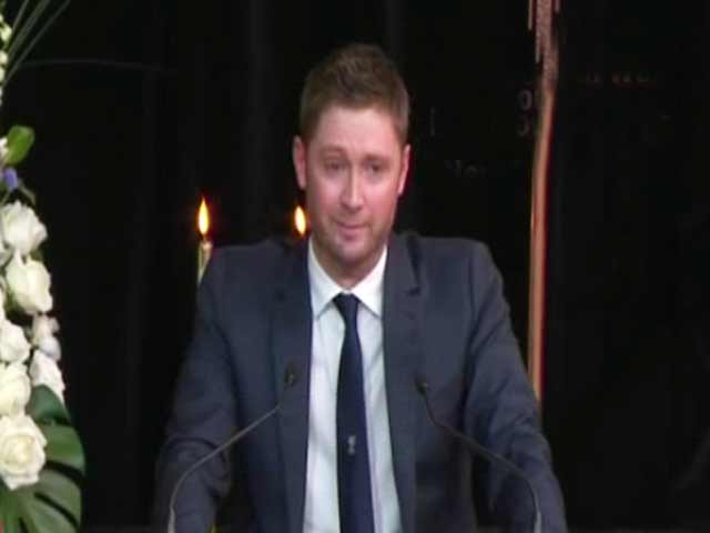 Video : Phillip Hughes Funeral: Rest in Peace My Little Brother, See You Out in the Middle, Says Michael Clarke