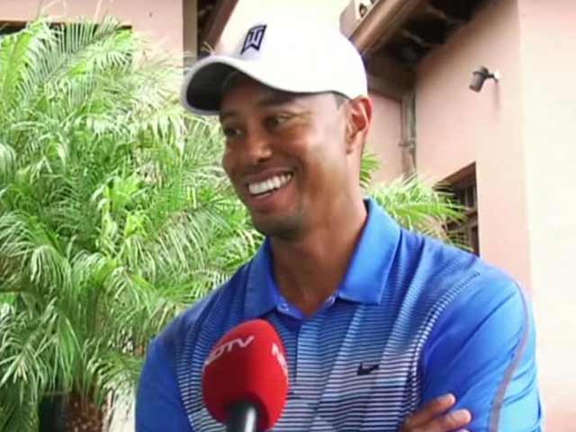 Lot of Fun to Play Golf in India, Love the Enthusiasm: Tiger Woods