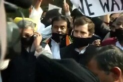 Rahul Gandhi at Frontline of Parliament Protest This Morning Rahul Gandhi at Frontline of Parliament Protest This Morning