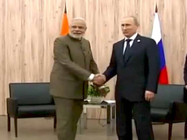 Video : PM Modi Meets President Putin As Both Nations Seek to Take Ties to Next Level