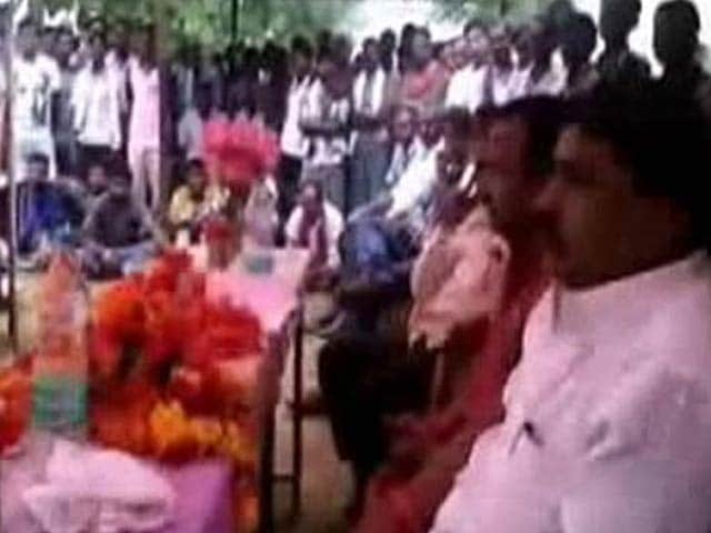 Video : BJP Lawmaker From Chhattisgarh Attends 'Conversion' Ceremony