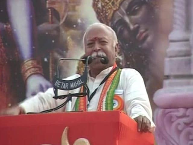Video : If You Don't Like Conversions, Bring a Law Against It: RSS Chief Mohan Bhagwat