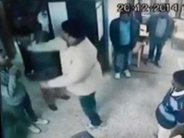 Caught on Camera: BJP Leader, Aides Thrashing Private Company Staff in Madhya Pradesh