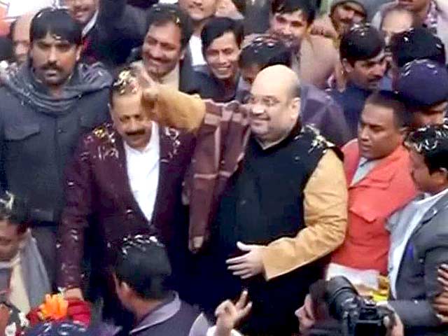 झारखंड में बीजेपी की सत्ता तय, जम्मू-कश्मीर में दूसरे स्थान पर