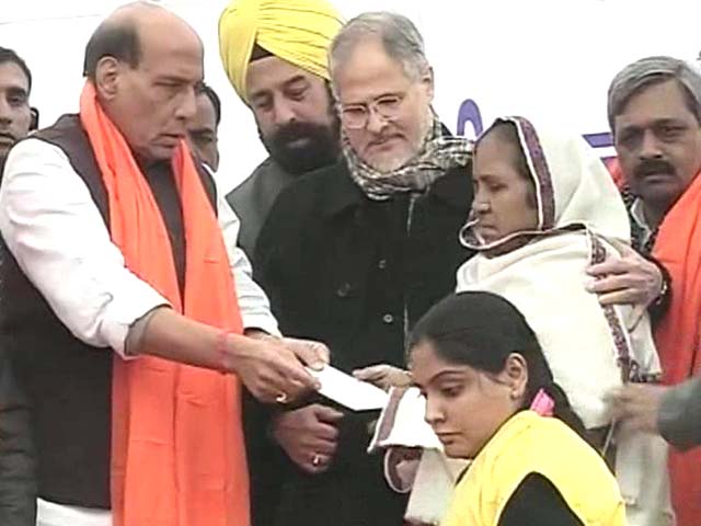 Ahead of Delhi Polls, Rajnath Singh Hands Enhanced 1984 Riots Compensations