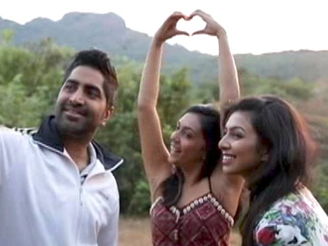 An Actress, a Jungle Trail and a Camp Fire