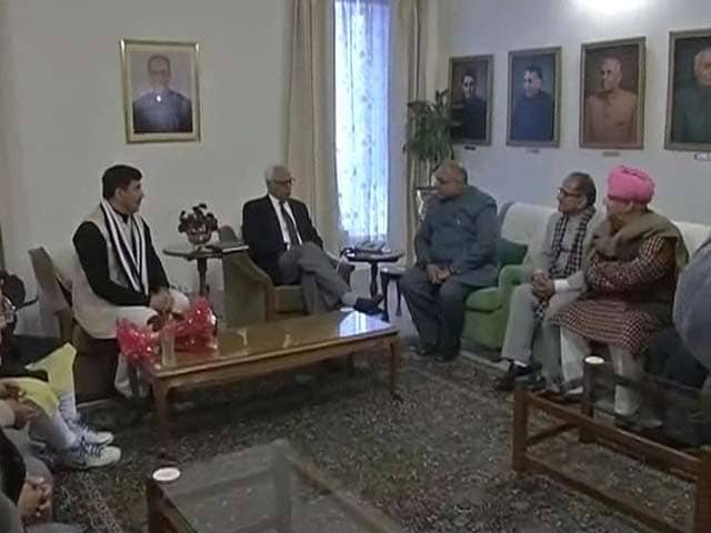 Video : Jammu and Kashmir Government Formation: BJP Meets Governor NN Vohra