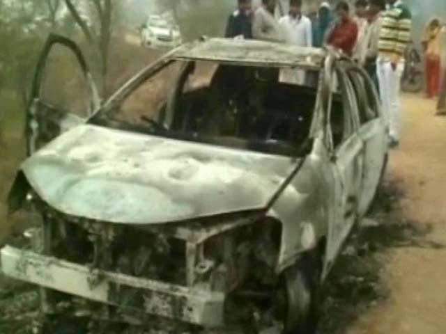 Charred Bodies of 4 Delhi Men Found Inside Car in Haryana