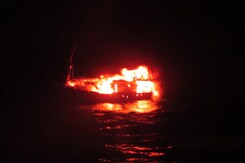 Pakistani Boat With Explosives Blows Up Off Gujarat Coast, Says Government Pakistani Boat With Explosives Blows Up Off Gujarat Coast, Says Government