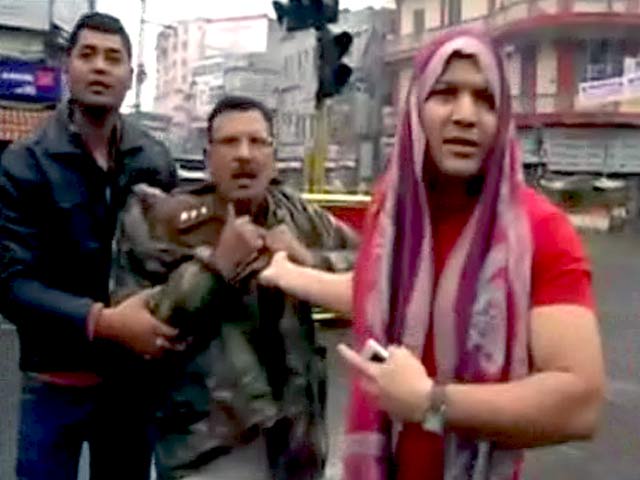 पटना के सिटी एसपी की नाटकबाजी