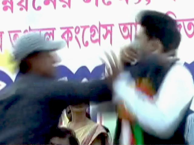 ममता के भतीजे को मारा थप्पड़