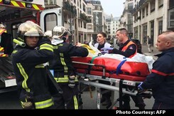 12 People Shot Dead at Satirical Weekly's Office in Paris 12 People Shot Dead at Satirical Weekly's Office in Paris