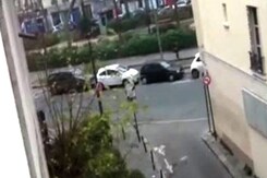 Amateur Video Shows Attack on French Satirical Magazine Charlie Hebdo Amateur Video Shows Attack on French Satirical Magazine Charlie Hebdo