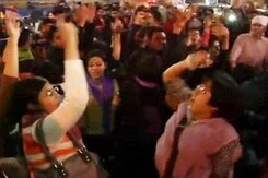 Mamata Banerjee Announces Vice Chancellor's Resignation, Jadavpur University Students Celebrate Mamata Banerjee Announces Vice Chancellor's Resignation, Jadavpur University Students Celebrate