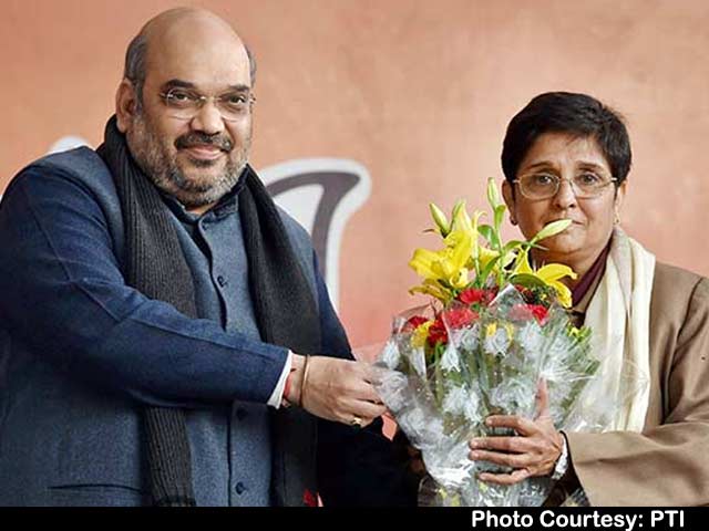 Former Top Cop Kiran Bedi Joins BJP Ahead of Delhi Polls