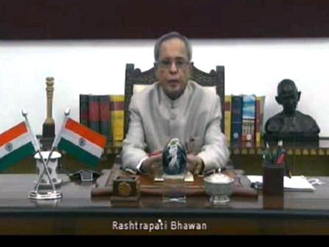 Video : President Cautions Government on Ordinances, Raps Opposition on Disruption of Parliament
