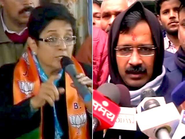 नेशनल रिपोर्टर : कृष्णा नगर में बेदी-केजरीवाल