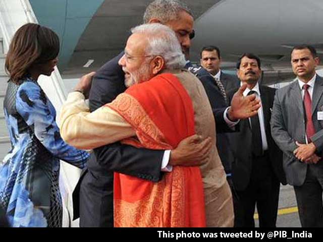 PM Modi Greets Obama With Hug