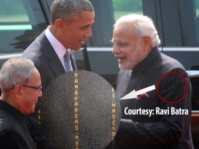 PM Modi's Suit Had His Name. Everywhere.