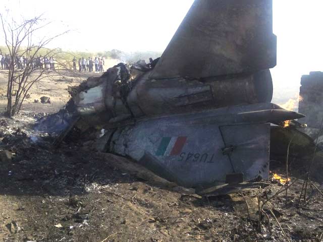 Video : In a Freak Accident, MiG-27 Fighter Jet Falls on Biker in Rajasthan