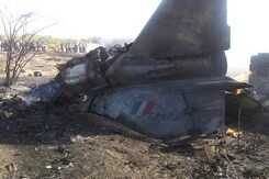 In a Freak Accident, MiG-27 Fighter Jet Falls on Biker in Rajasthan In a Freak Accident, MiG-27 Fighter Jet Falls on Biker in Rajasthan