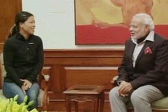 MC Mary Kom Meets Prime Minister, Invites him for Academy's Inauguration MC Mary Kom Meets Prime Minister, Invites him for Academy's Inauguration