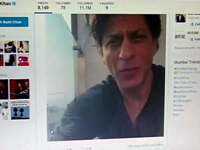 Video : Shah Rukh Khan's First Video Tweet for Fans