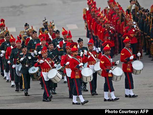 Beating Retreat Ceremony at Delhi's Vijay Chowk