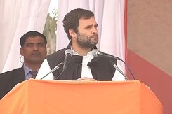 Rahul Gandhi Hits Out at PM Modi at Delhi Rally Rahul Gandhi Hits Out at PM Modi at Delhi Rally