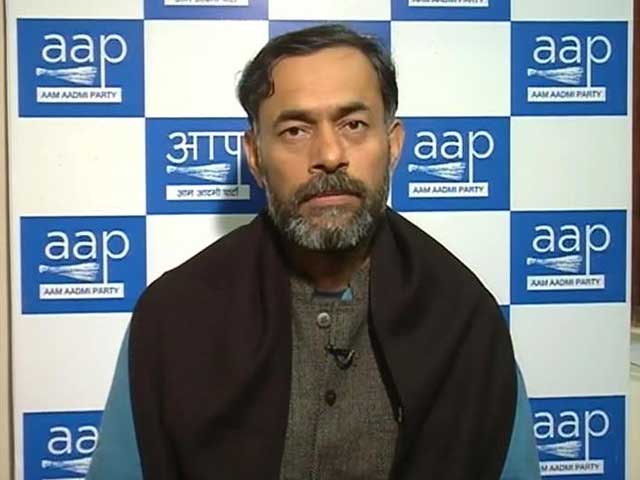 Fevicol for Kejriwal, Bouquets for BJP, Says Yogendra Yadav of AAP