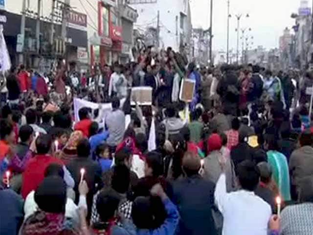 Video : रोहतक गैंगरेप के खिलाफ विरोध प्रदर्शन