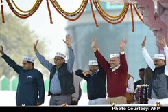 Arvind Kejriwal's New Cabinet, India's Youngest Ever, Takes Oath Arvind Kejriwal's New Cabinet, India's Youngest Ever, Takes Oath