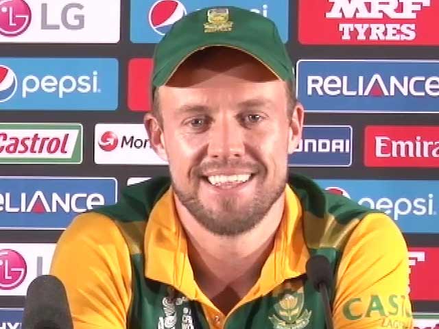 Video : World Cup 2015: De Villiers Satisfied, Praises Miller and Duminy