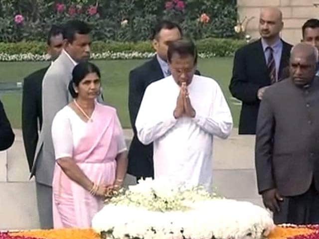 Video : Sri Lankan President Maithripala Sirisena Begins First India Visit