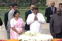 Sri Lankan President Maithripala Sirisena Begins First India Visit Sri Lankan President Maithripala Sirisena Begins First India Visit