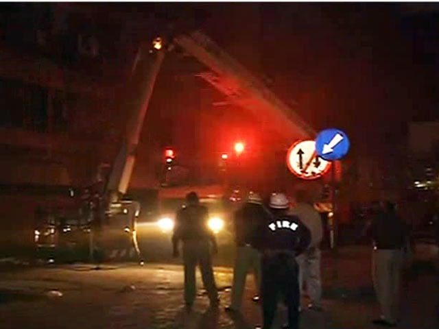 दिल्ली के भीकाजी काम प्लेस में लगी आग