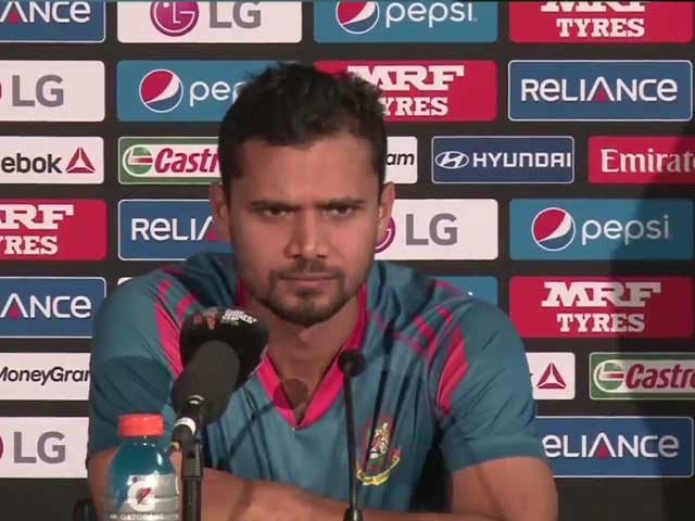 Video : World Cup 2015: Mortaza Delighted With Bangladesh Bowling After Afghanistan Win
