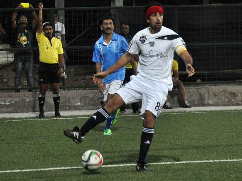 Ranbir's Football Match with Mumbai Police