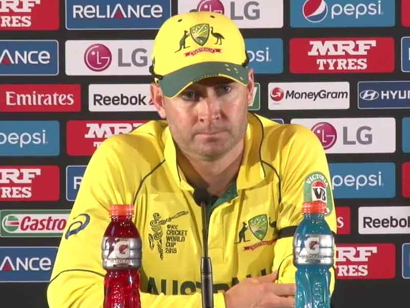 Video : Cricket World Cup 2015: Clarke Disappointed after Australia Lose Thriller vs New Zealand