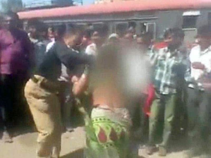 Policeman Caught on Camera Thrashing Woman in Maharashtra's Jalgaon