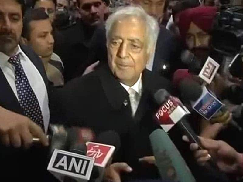 Video : Mufti Mohammad Sayeed Stands By His Remark on Pakistan, Hurriyat's Role in Jammu and Kashmir Polls