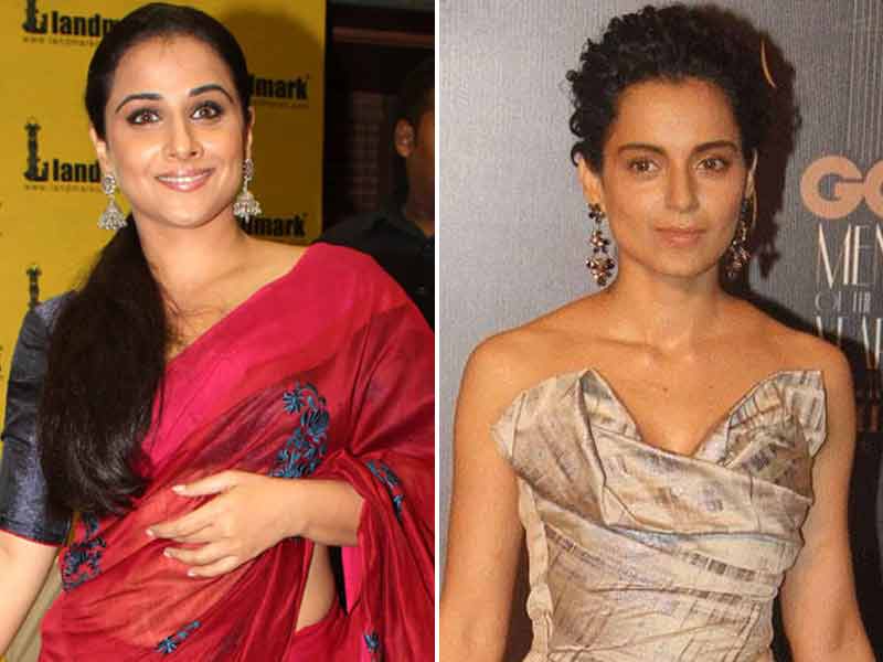 Vidya Balan vs Kangana Ranaut on June 12