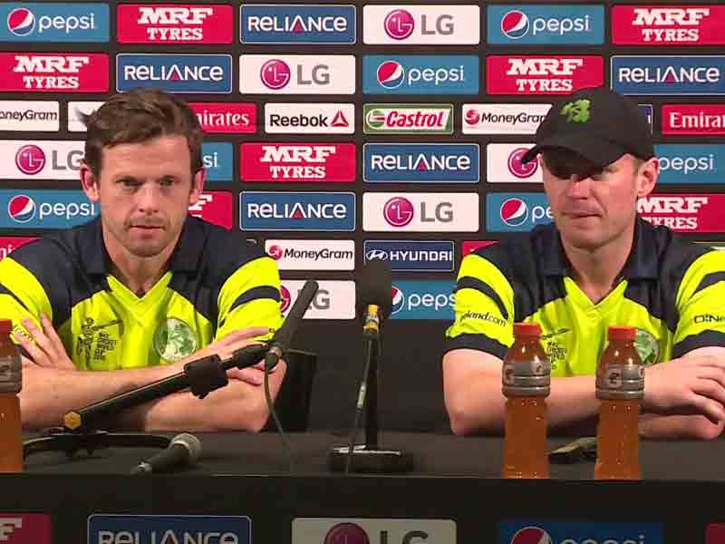World Cup: William Porterfield Pleased With Ireland's Comeback Ability